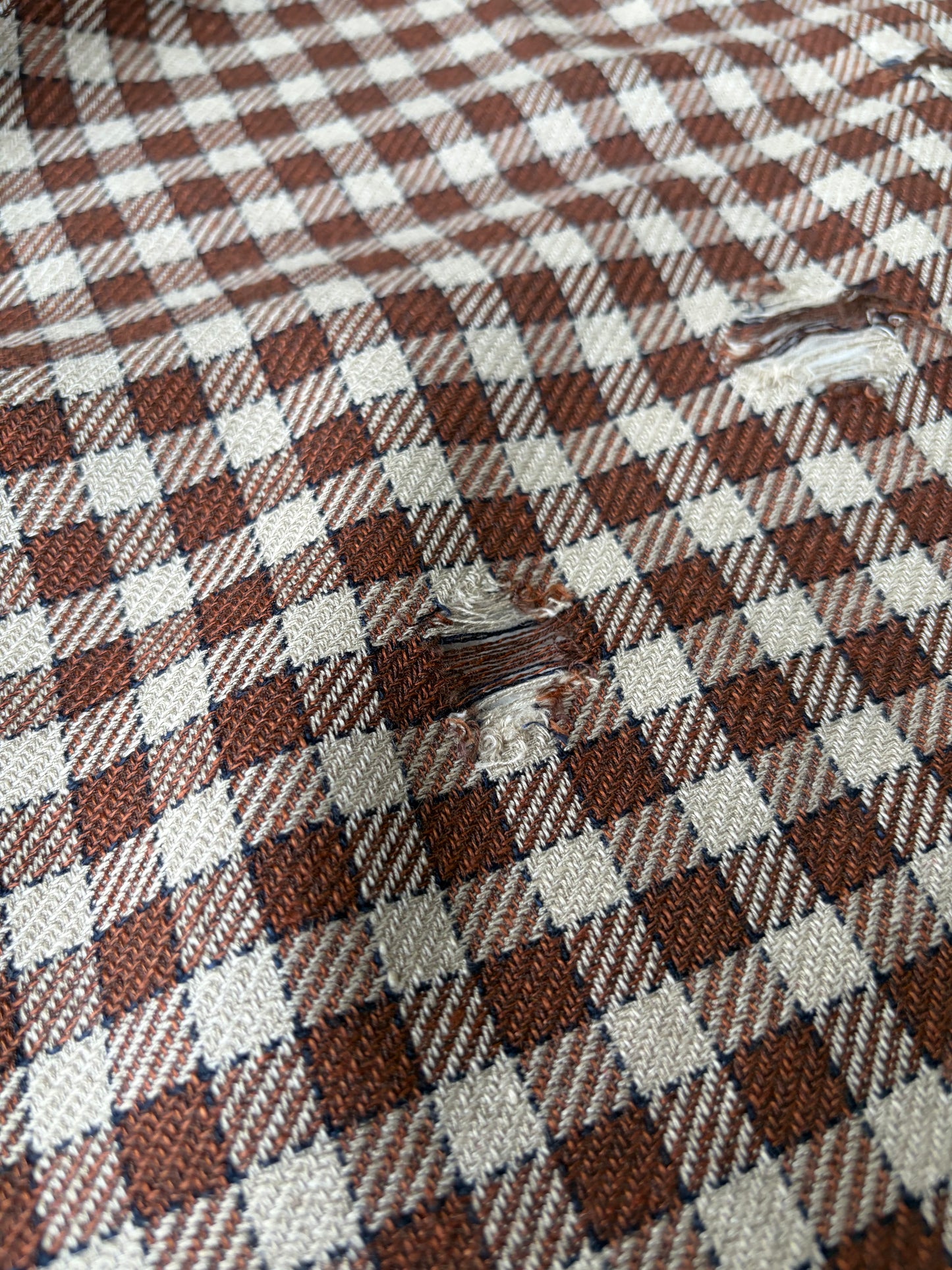JOEL 006 destroyed heavy cotton check