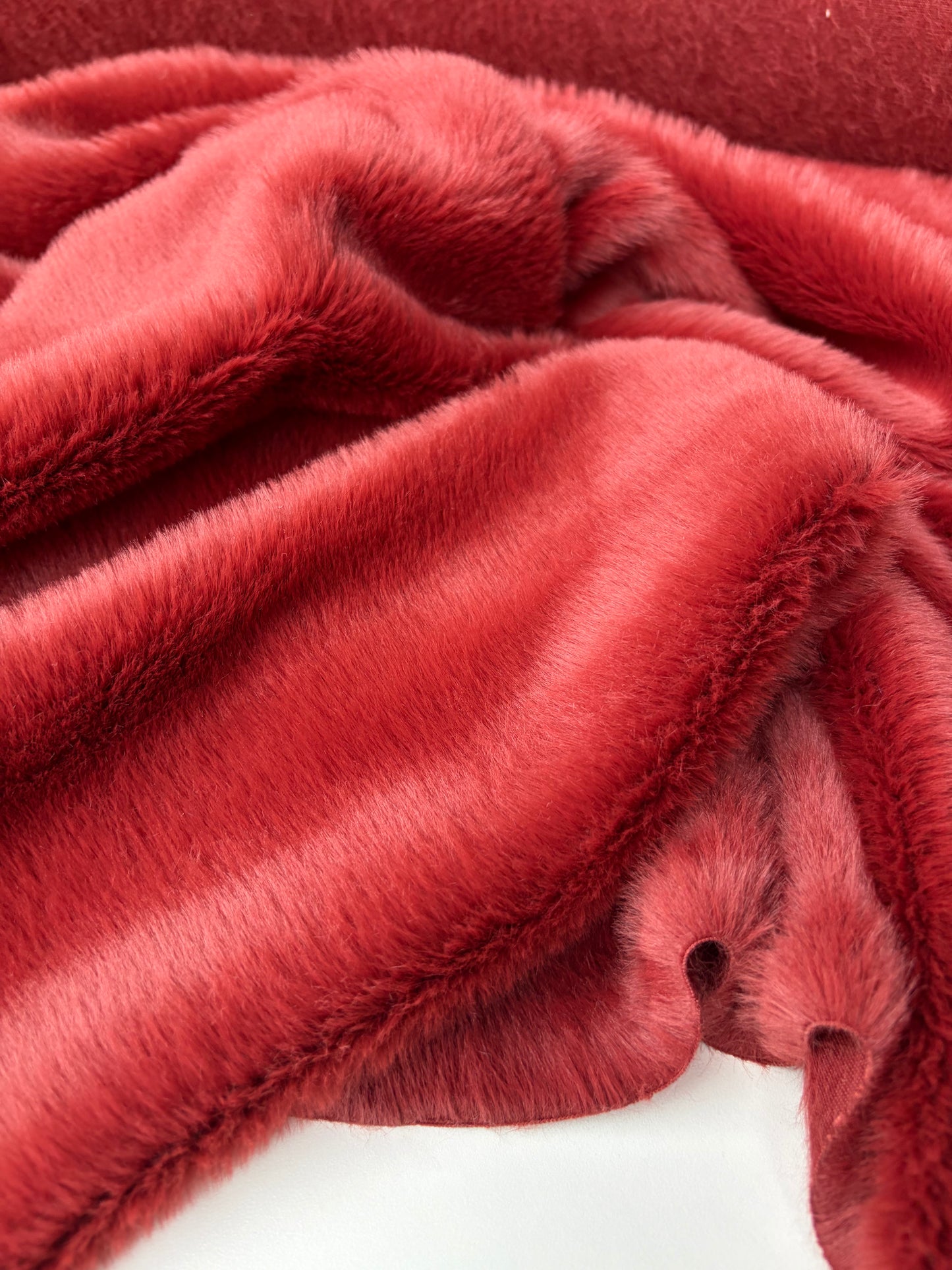 JOEL 008 brique coloured fake fur