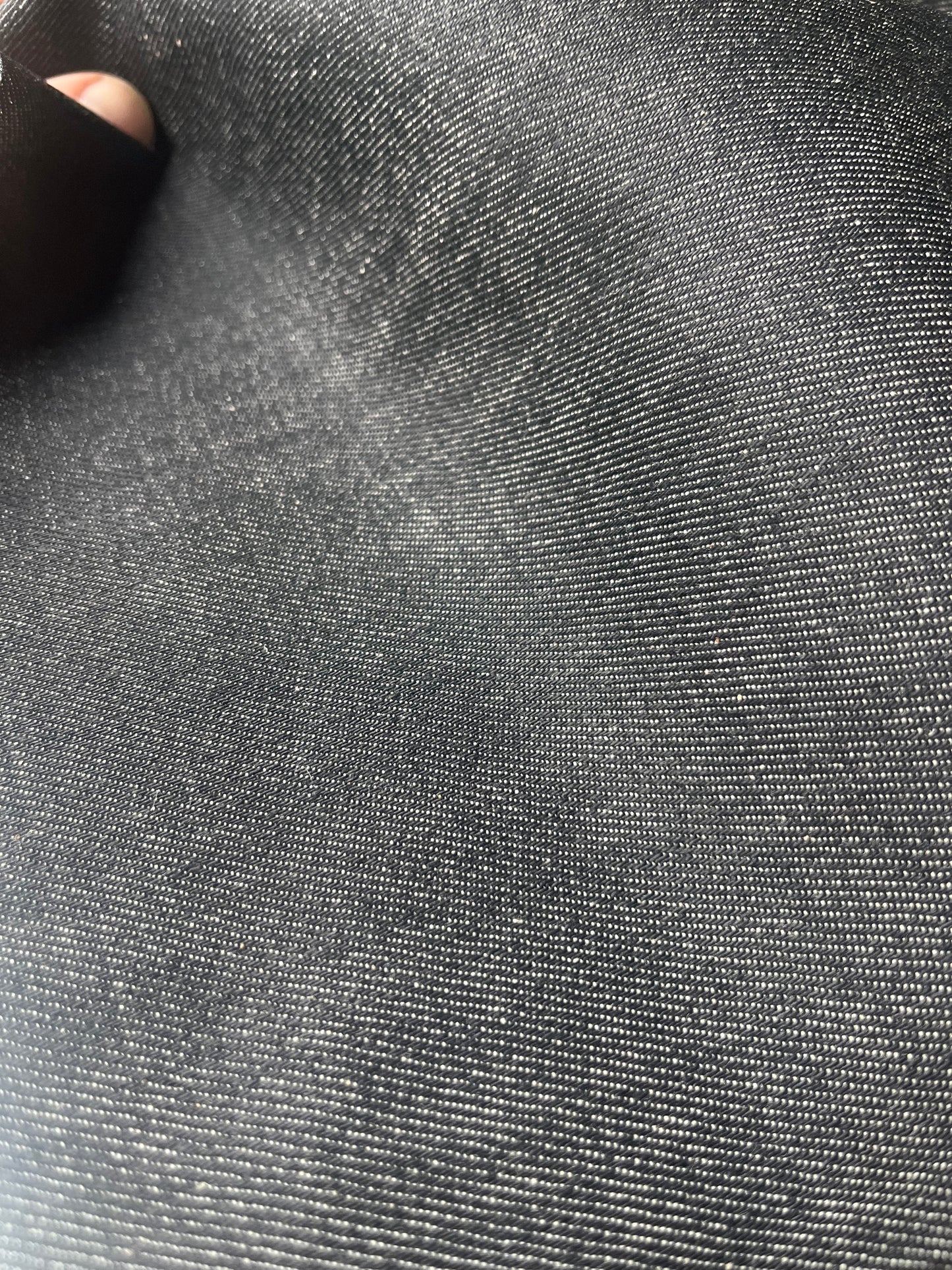 JACOB 2015 raw black denim, no stretch