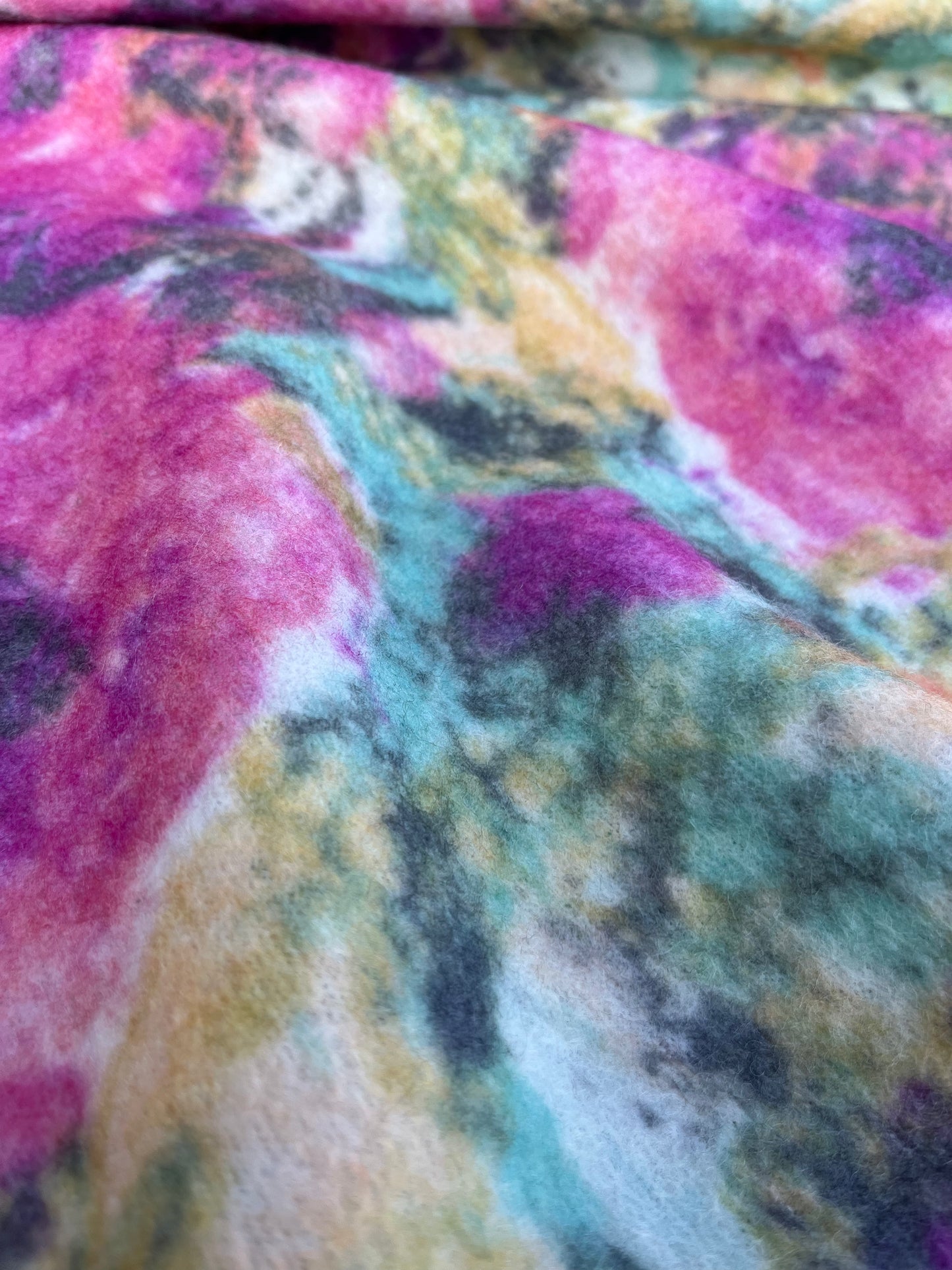 ROMA 001 boiled wool fuchsia party