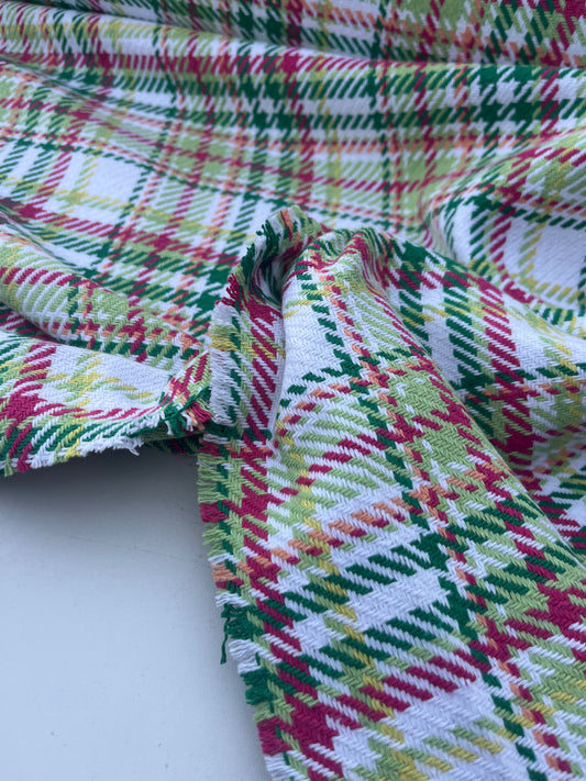 Gaia 032 cotton tweed Chanel style check