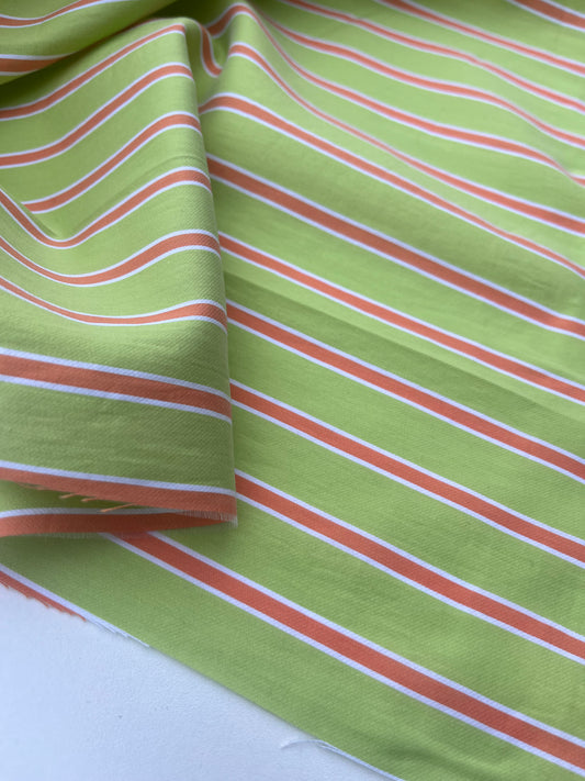 Gaia 034 cotton shirting stripes