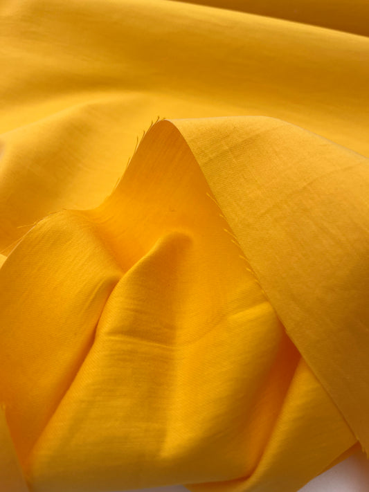 Gaia 036 cotton shirting twill yellow