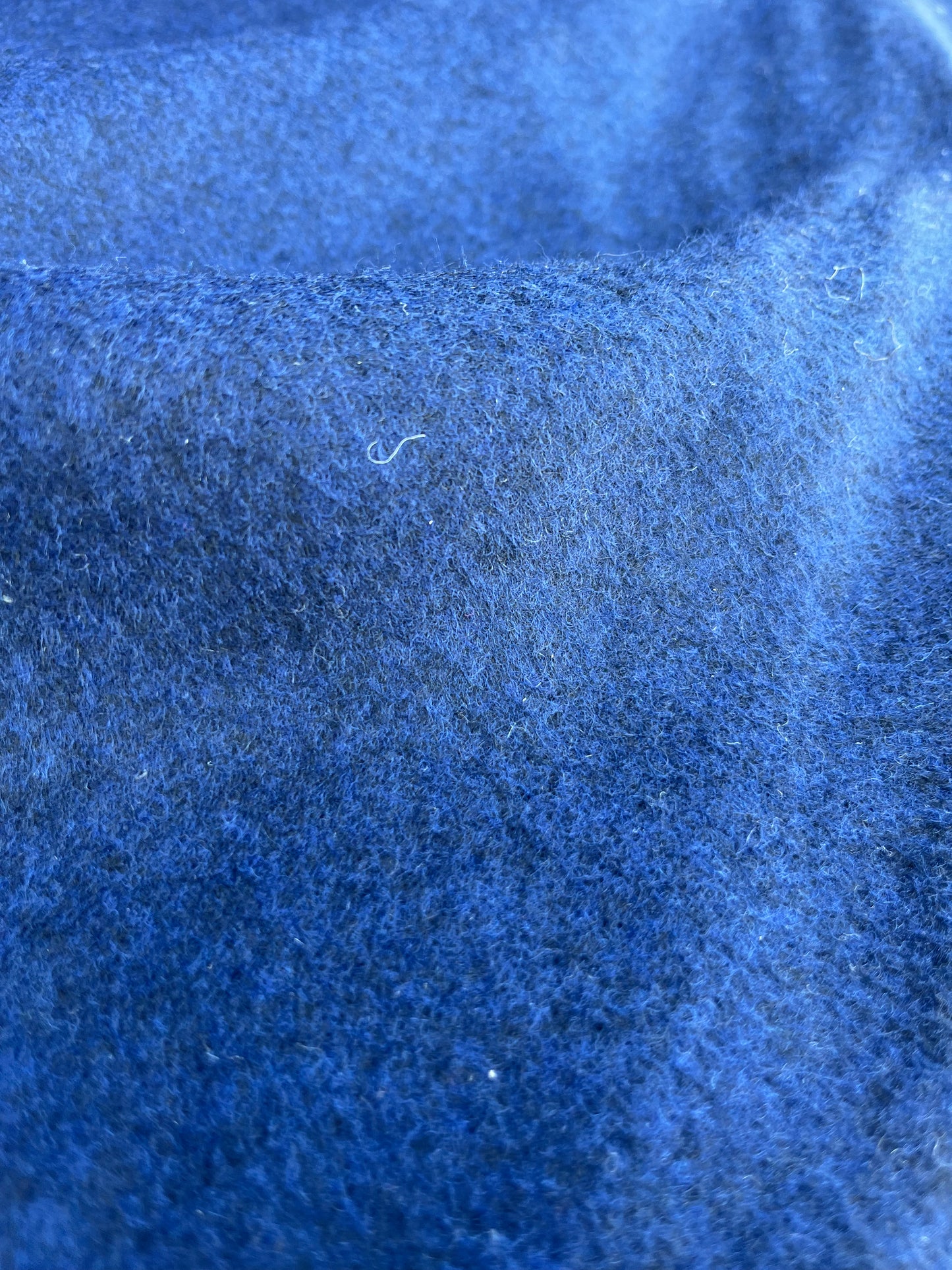 ROMA 008 heavy boiled wool navy