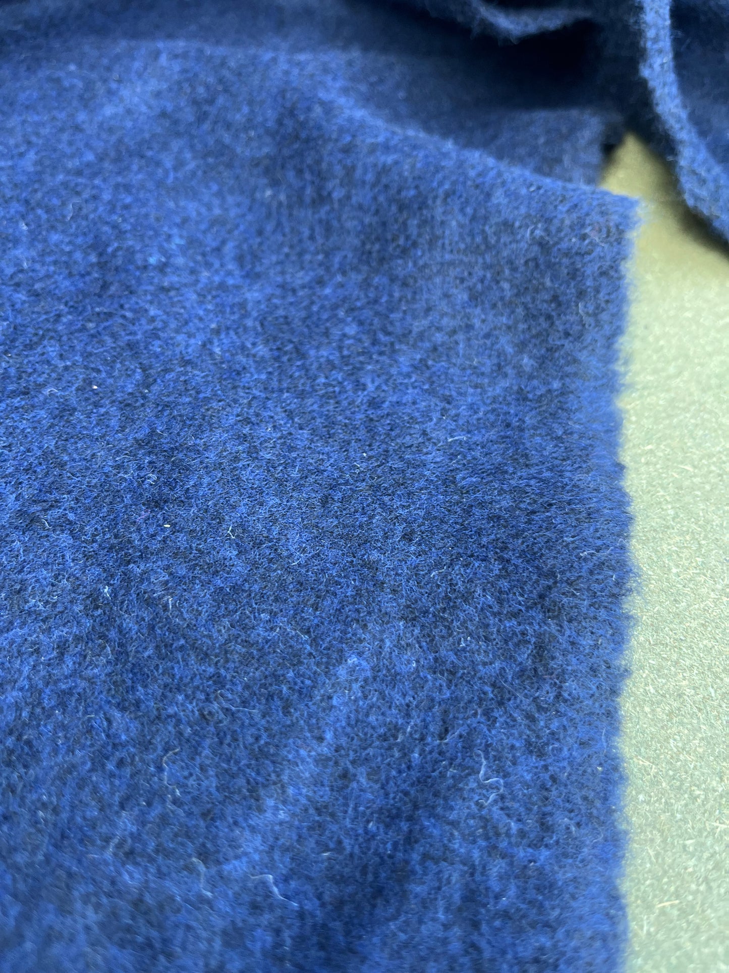 ROMA 008 heavy boiled wool navy
