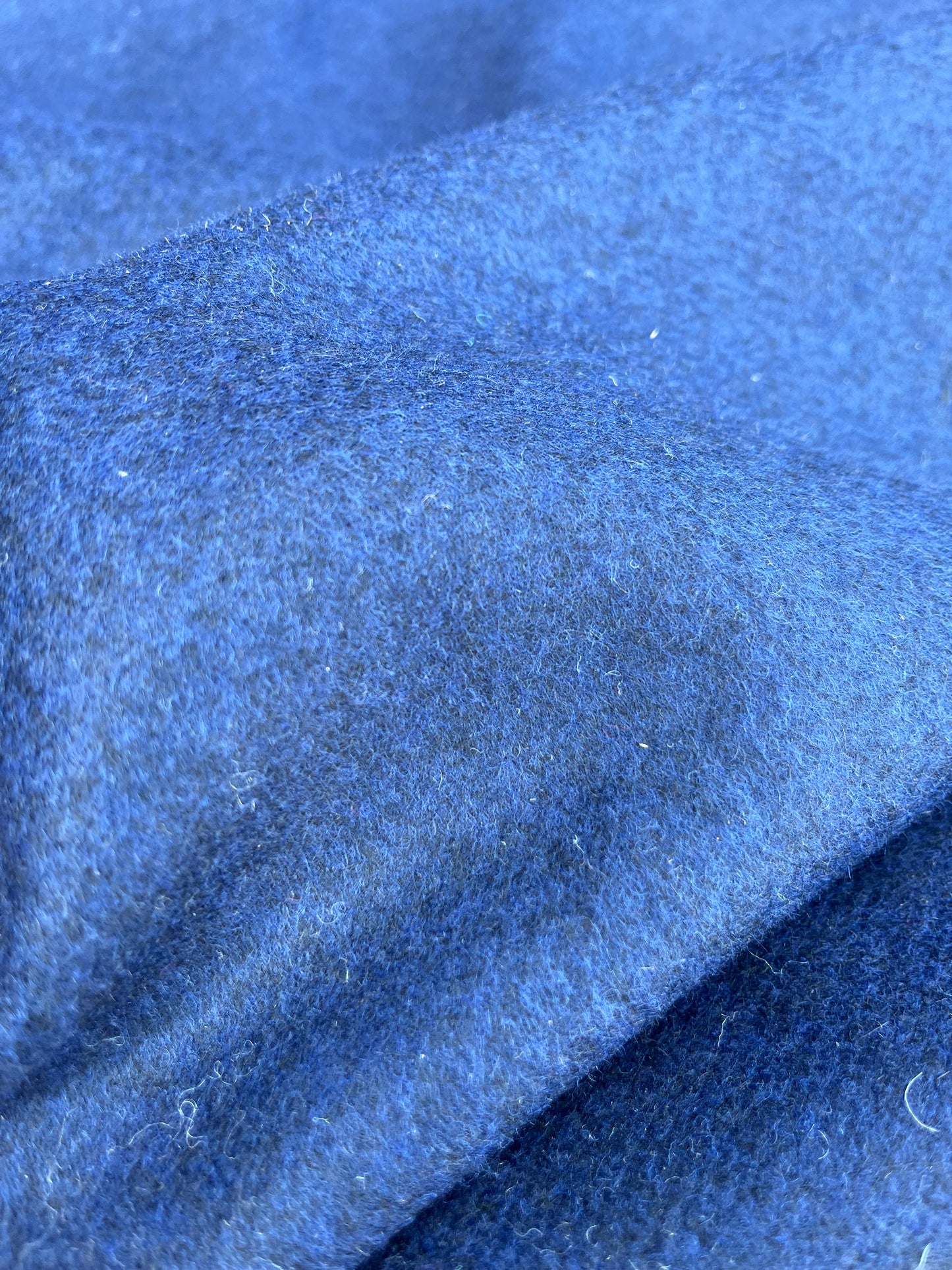 ROMA 008 heavy boiled wool navy