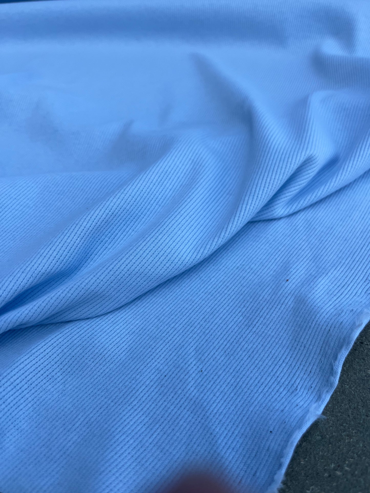 POPOL 009 rib viscose light blue