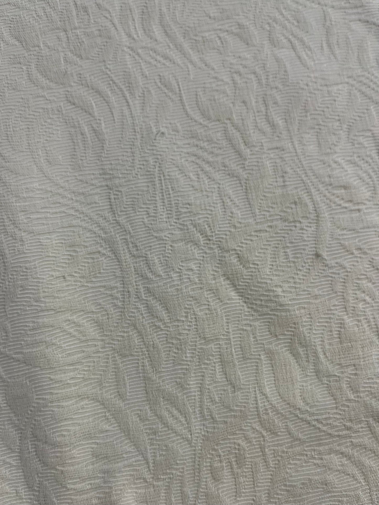GASPARD 007 cotton stretch sand ornamental jacquard