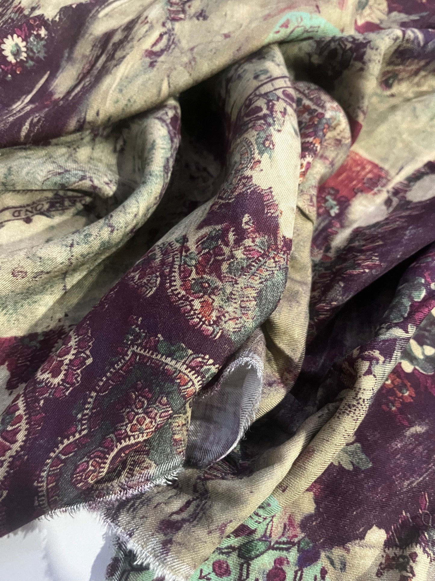 GASPARD 011 twill viscose patchwork print