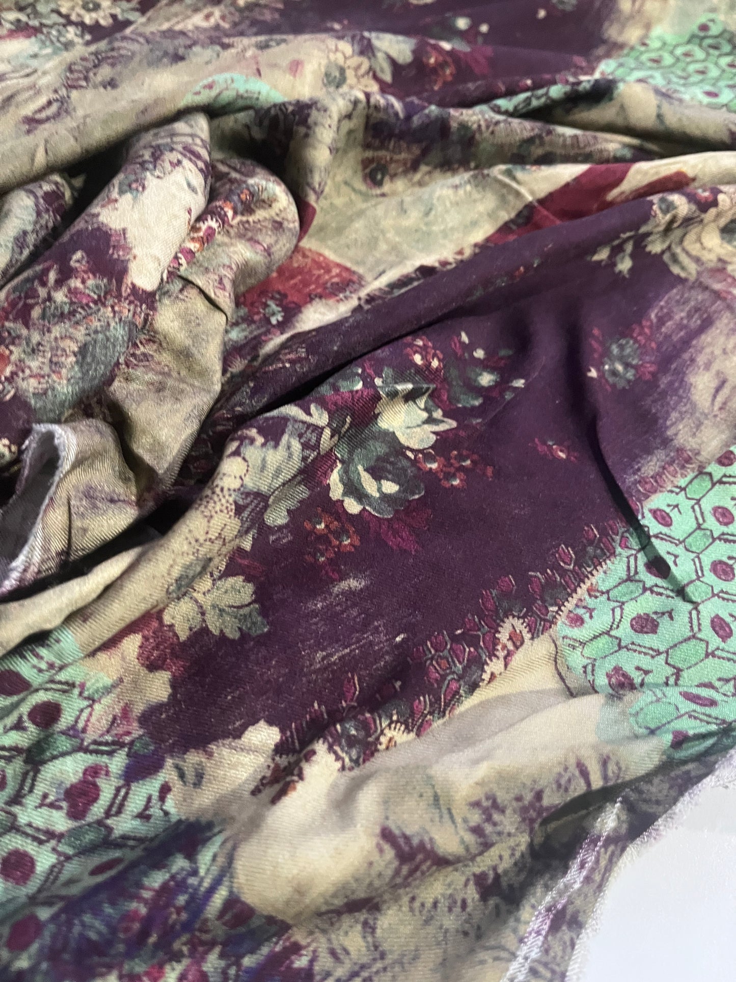 GASPARD 011 twill viscose patchwork print
