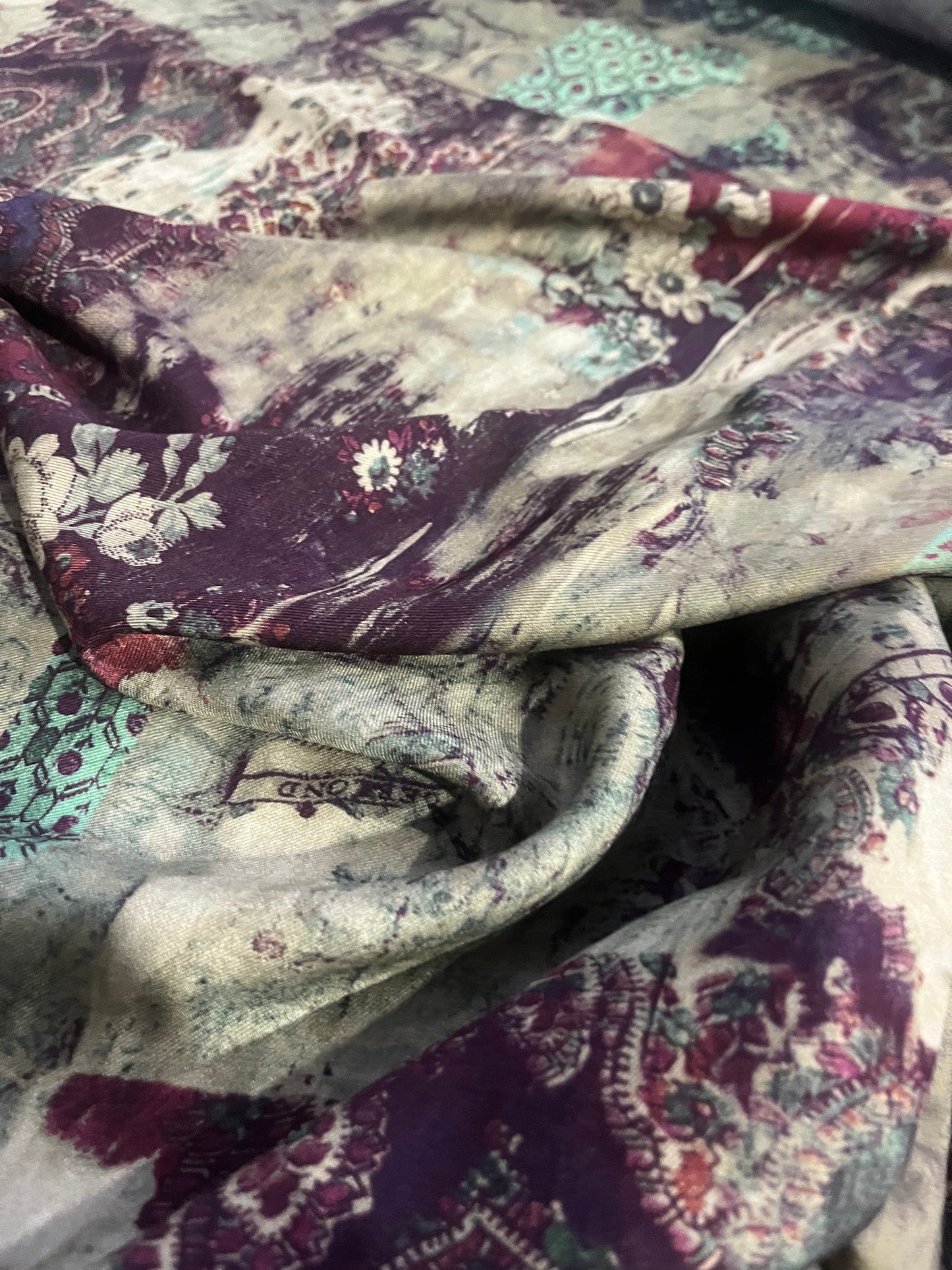 GASPARD 011 twill viscose patchwork print