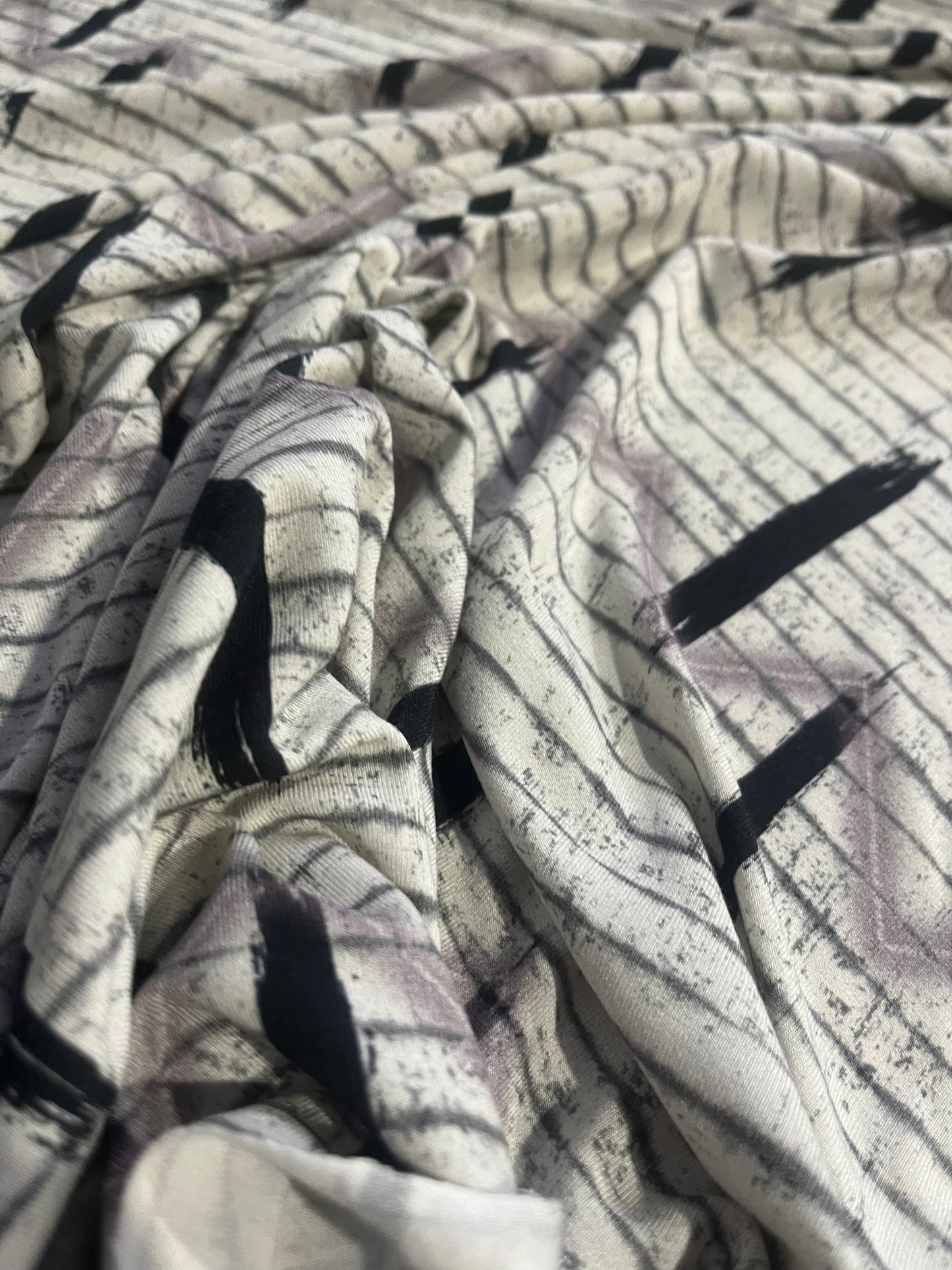 GASPARD 013 single jersey bamboo stroked lines