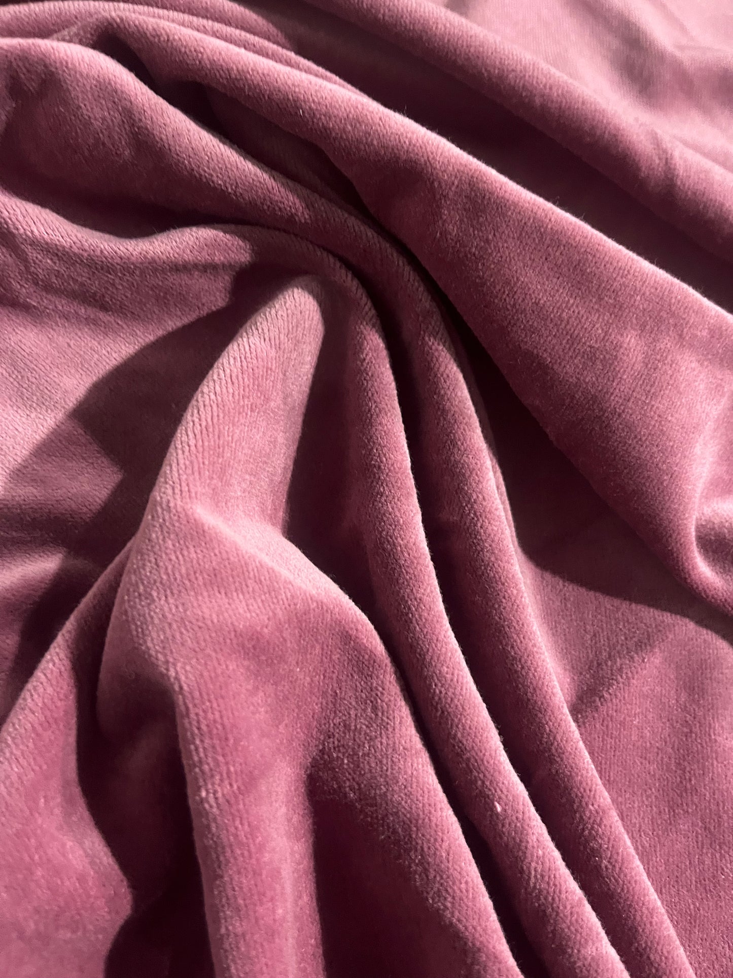 GASPARD 019 cotton velvet babycord old pink