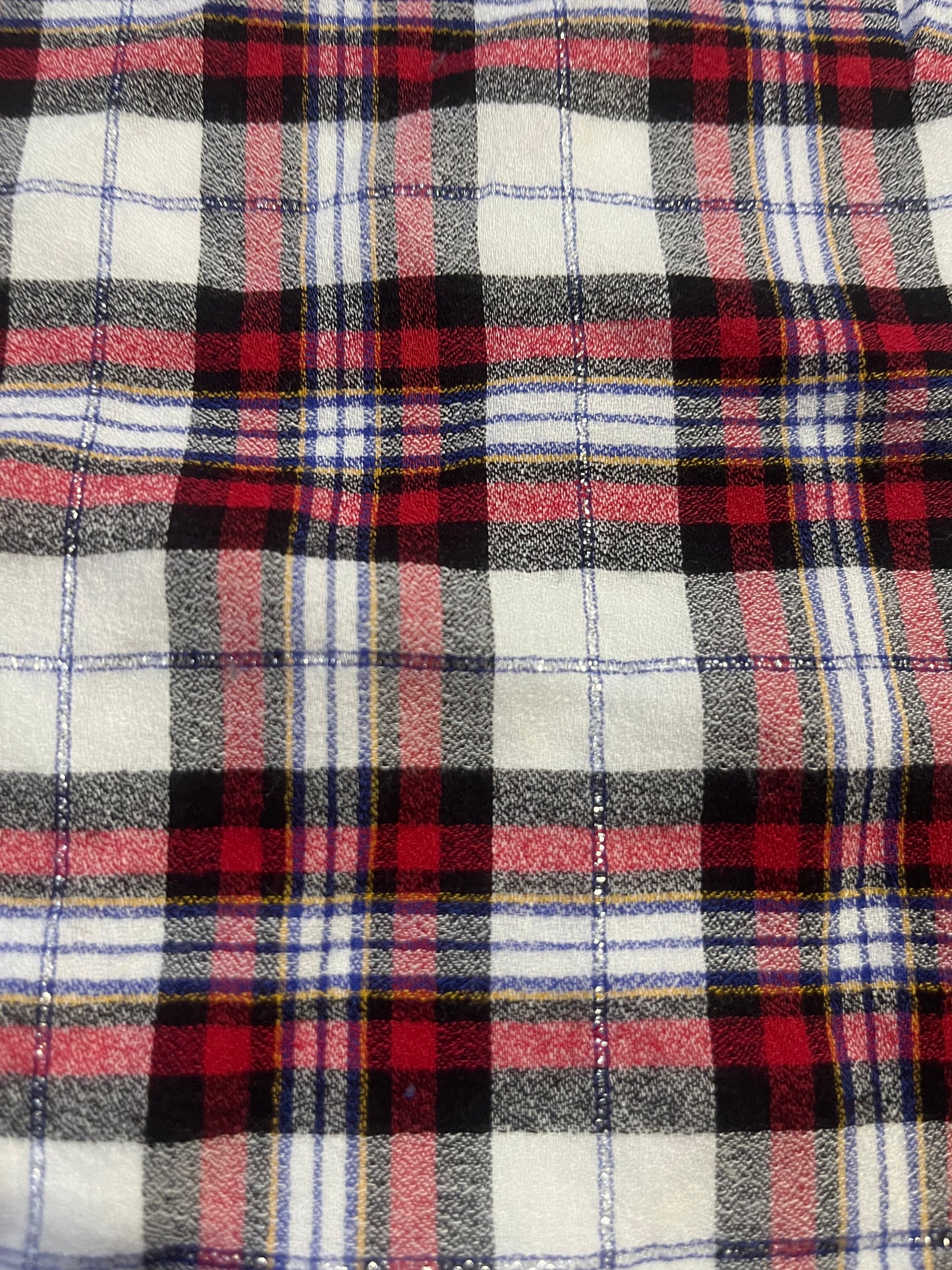 HYACINTHE 001 cotton lurex check