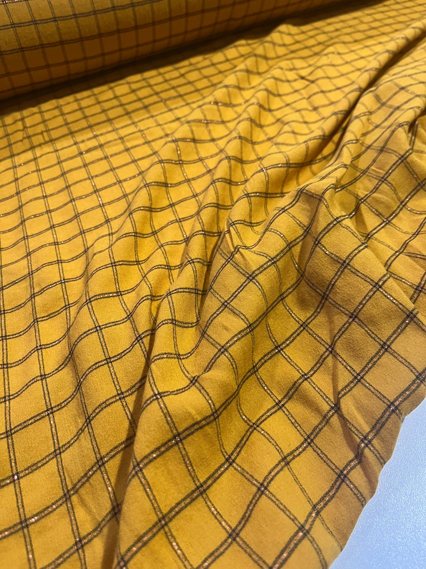 HYACINTHE 006 cotton lurex check