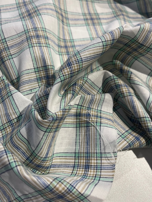 HYACINTHE 012 cotton linen check