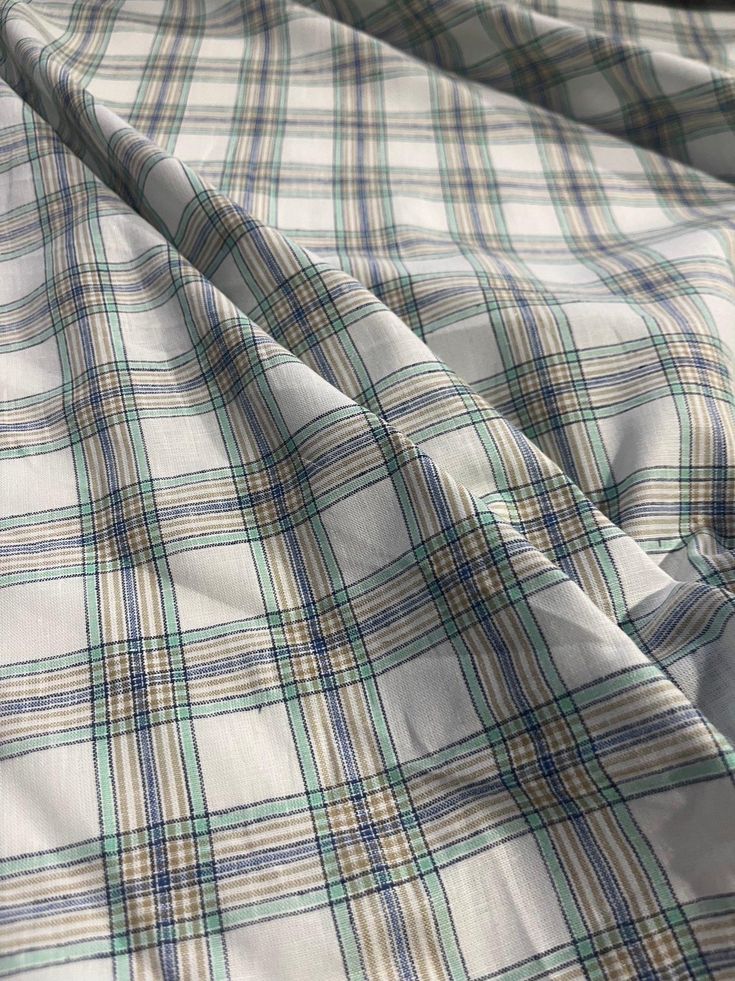 HYACINTHE 012 cotton linen check