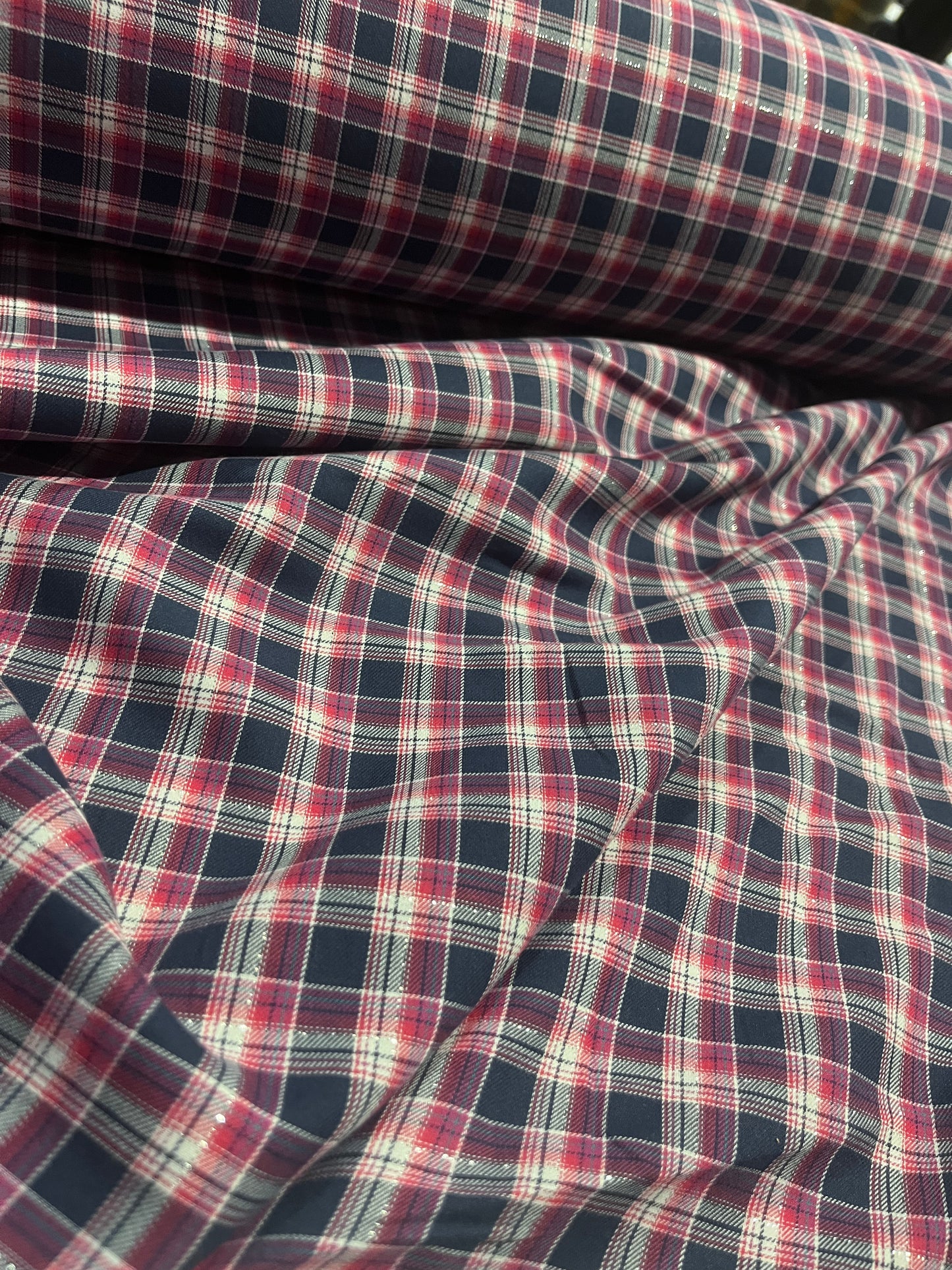 HYACINTHE 019 cotton lurex check