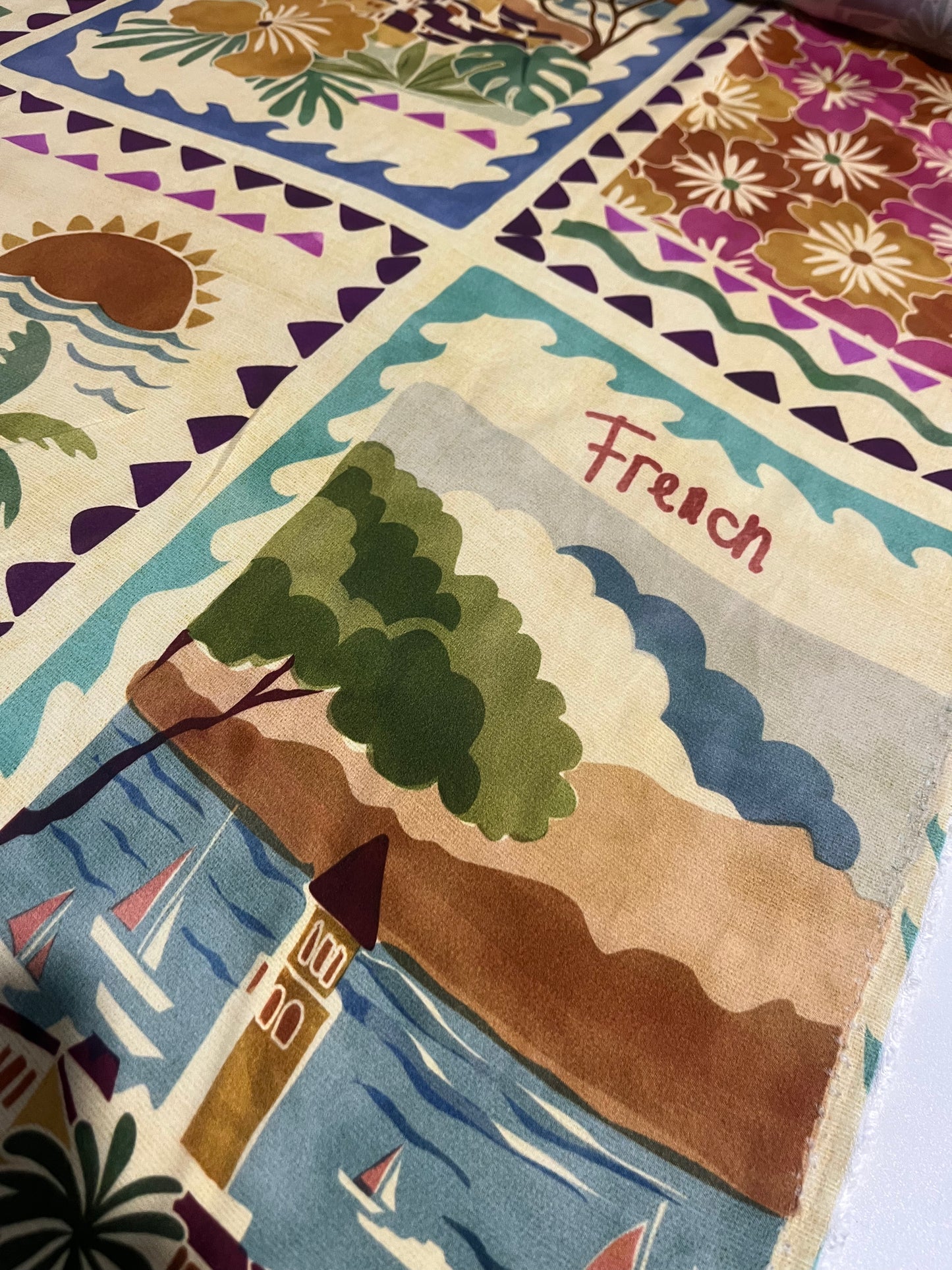 HYACINTHE 022 viscose "French foulard" print