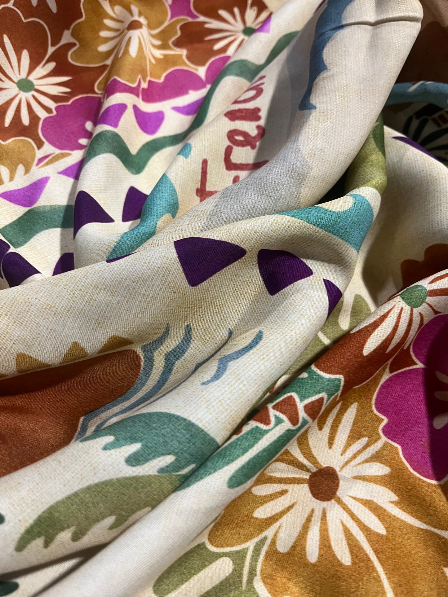 HYACINTHE 022 viscose "French foulard" print