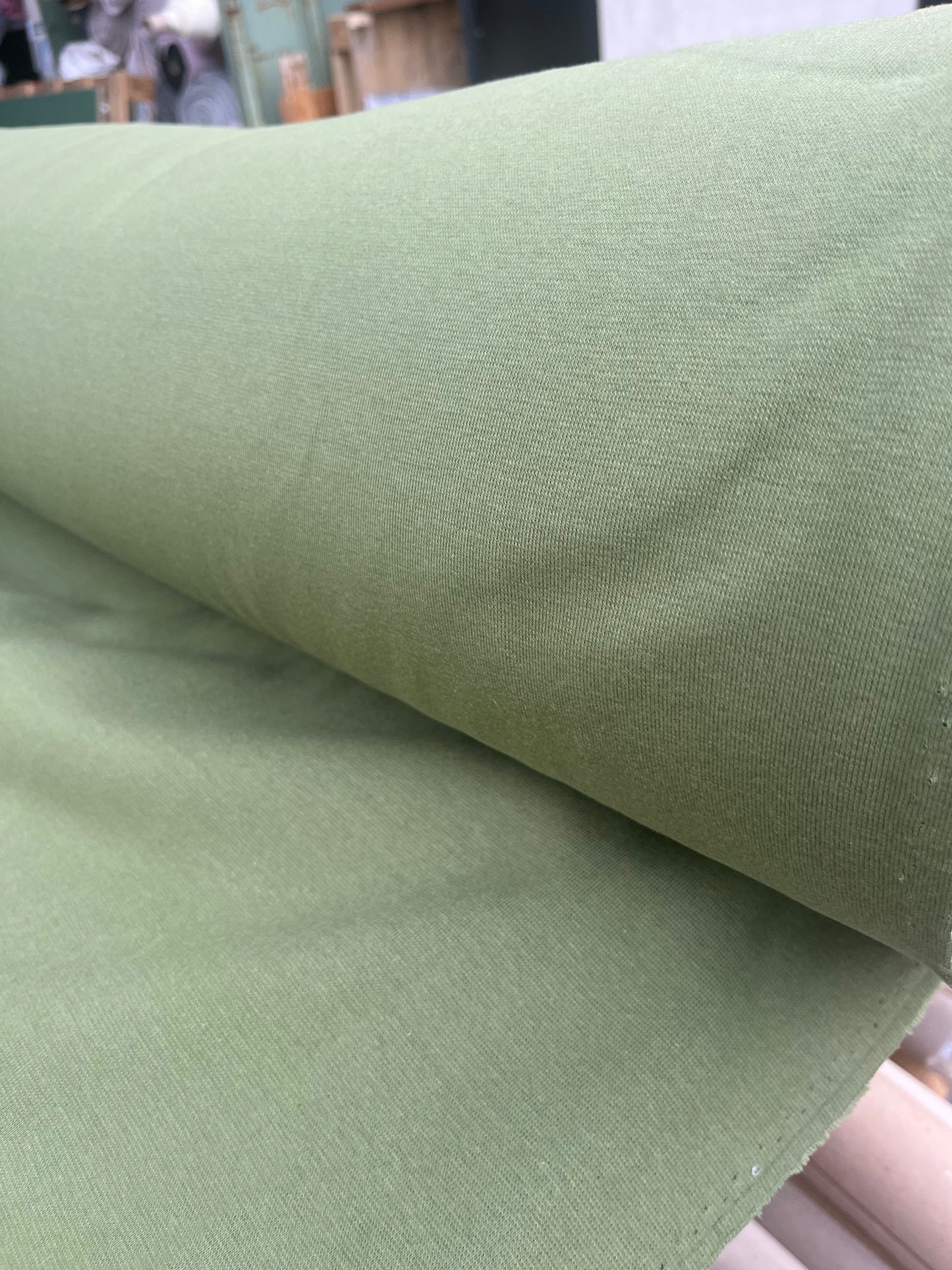 BILLY 001 heavy cotton jerseyavocado