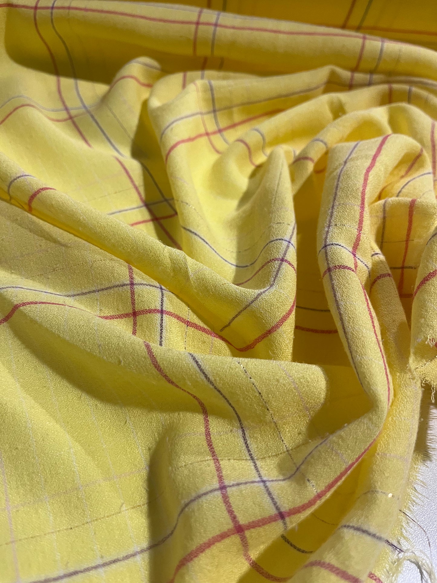 HYACINTHE 023 cotton lurex check