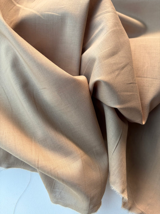 MARGE 044 cotton voile stretch sand