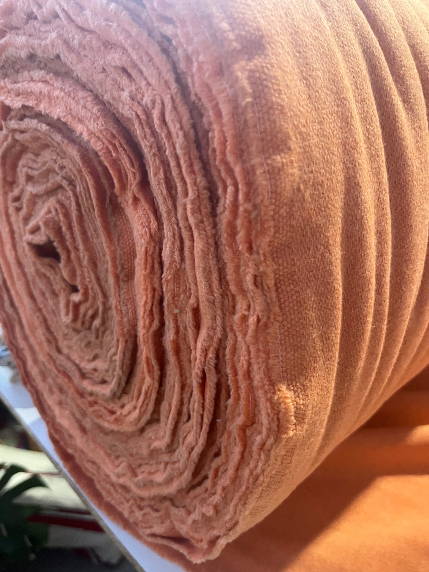 JACKIE 002 boiled wool tangerine