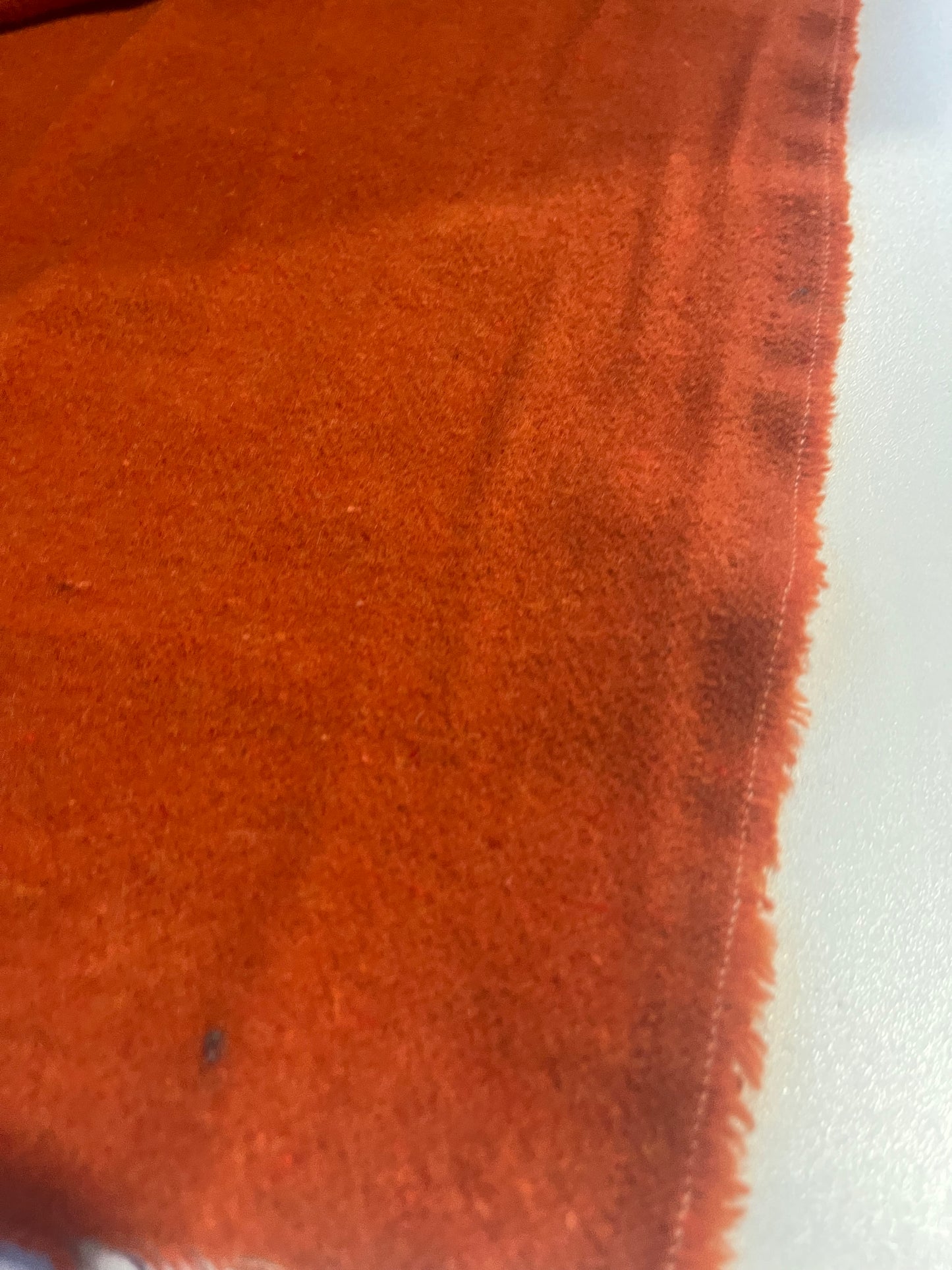 JACKIE 005 boiled wool burnt orange