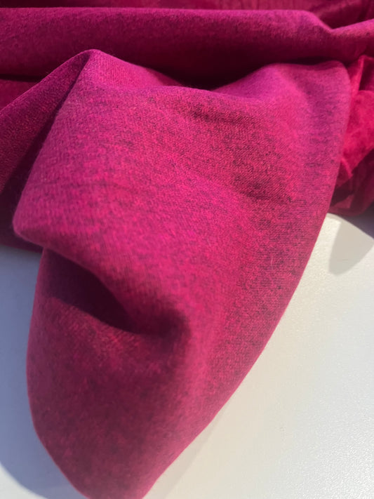 JACKIE 007 heavy wool jersey fuchsia