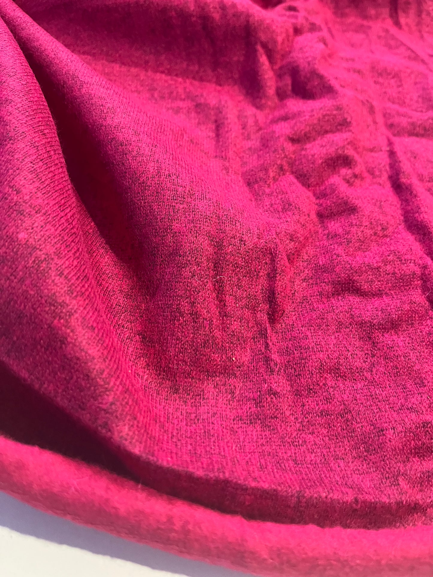 JACKIE 007 heavy wool jersey fuchsia