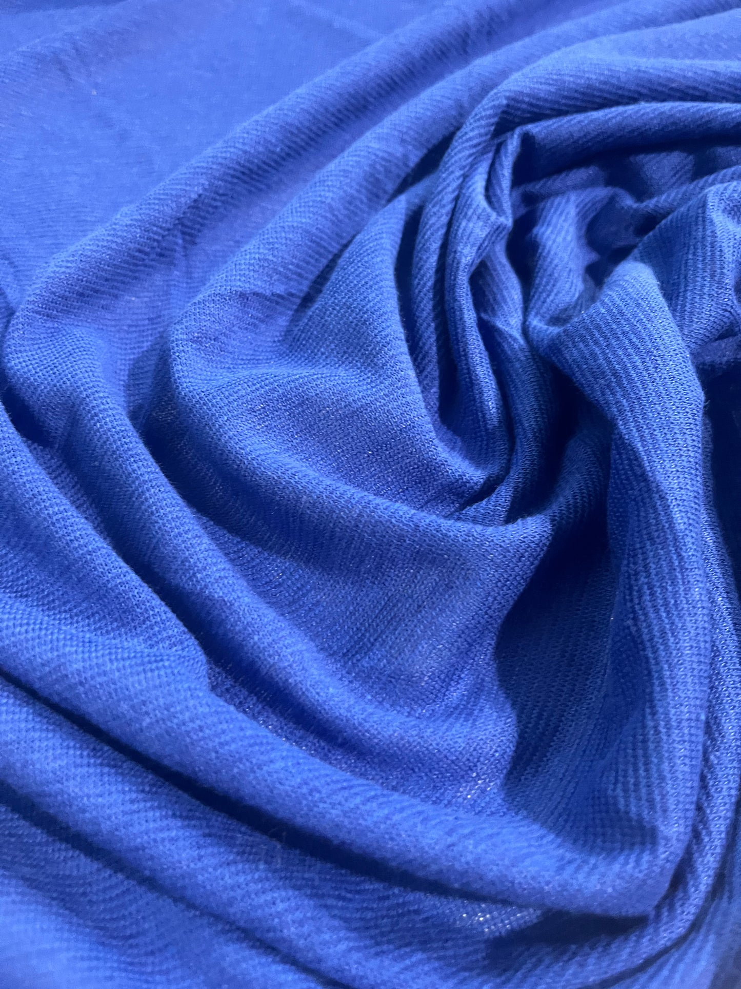 LOTTI 003 jersey linen/cotton electric blue