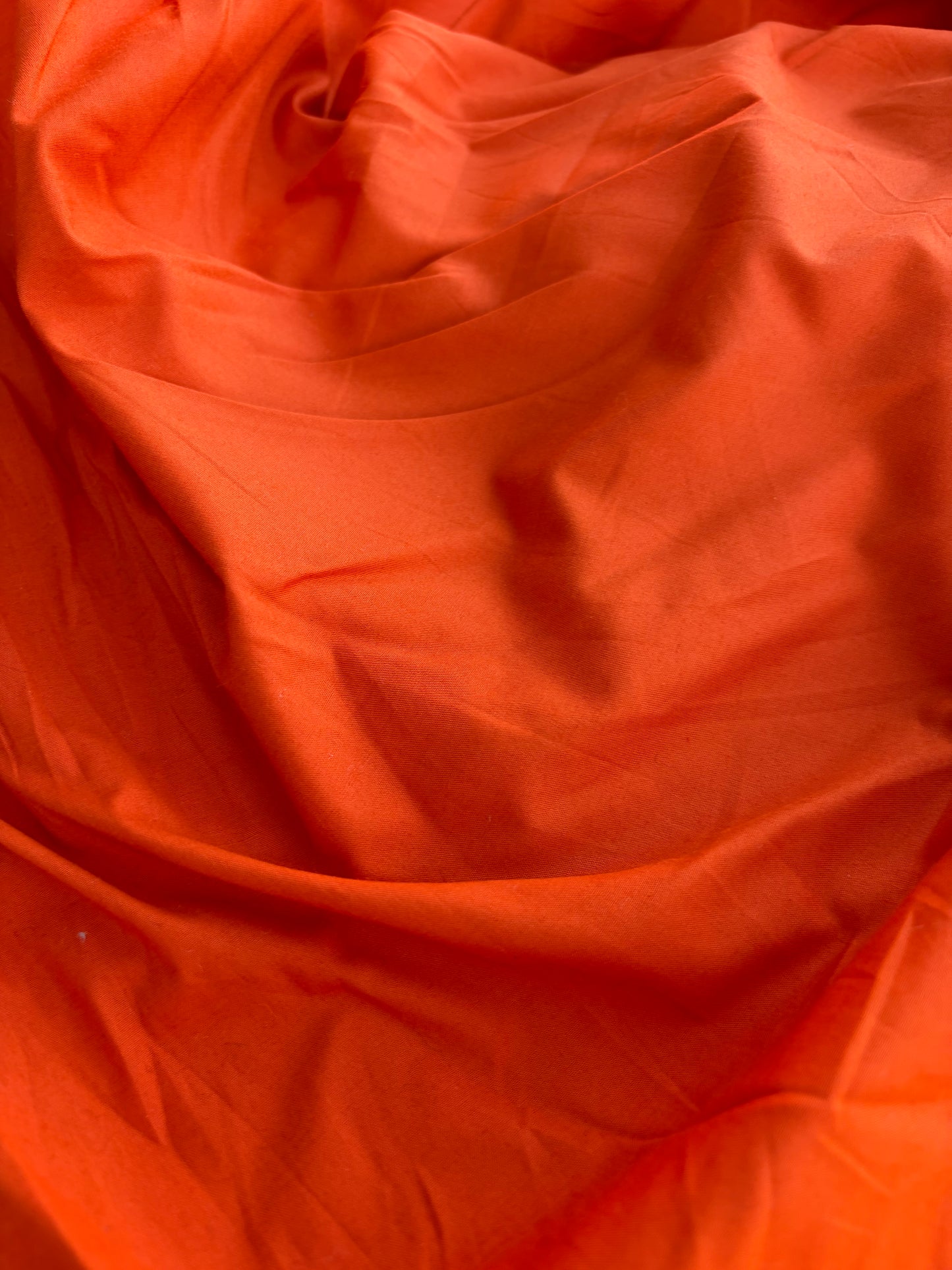 BART 007 burnt orange poplin stretch prestige