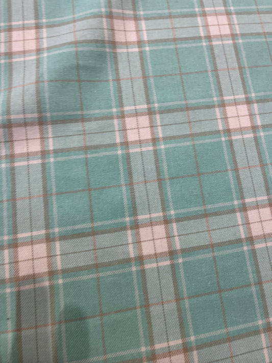 MICHA 017 cotton heavy check green