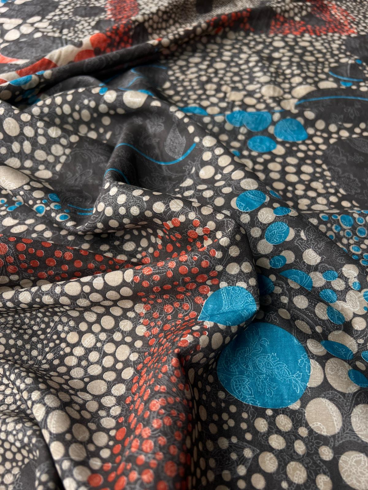 LULU 030 Cotton Voile Polka Dot Print