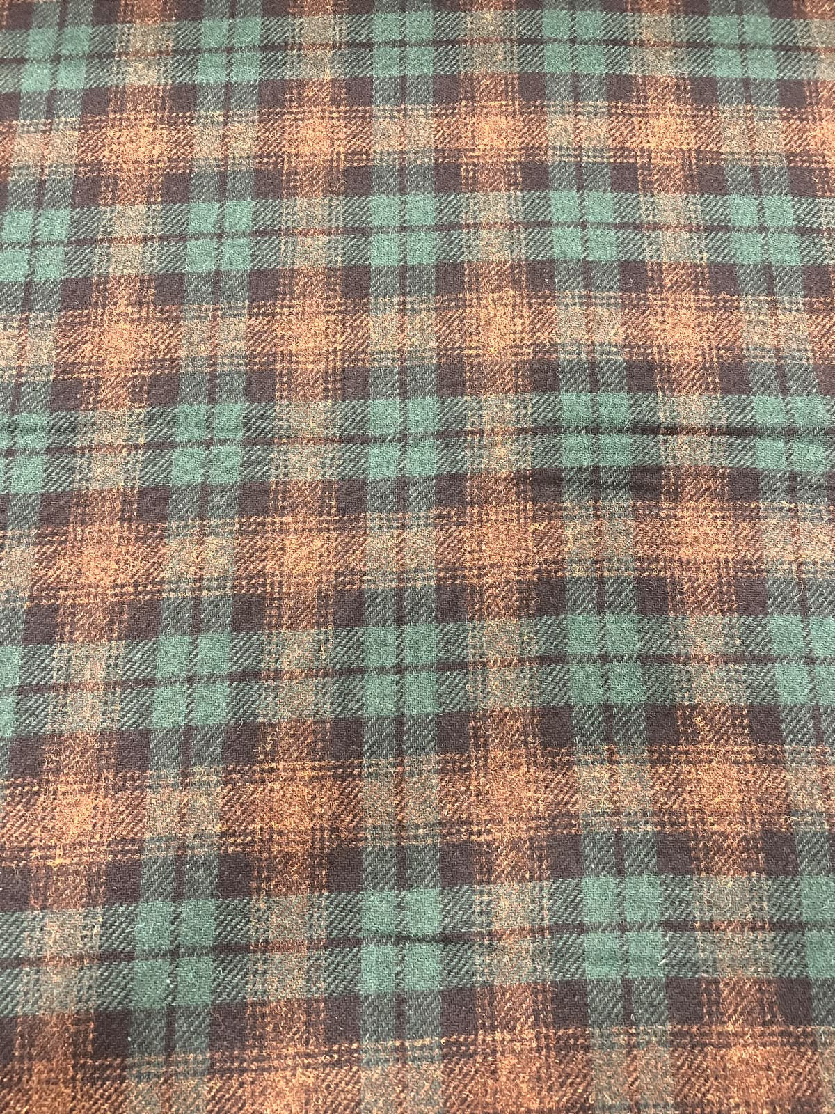 ZOE 010 heavy check wool flannel