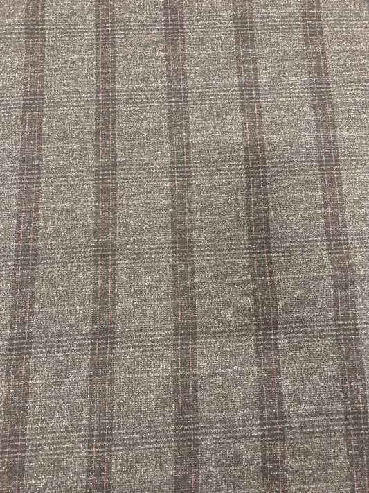 ZOE 025 charcoal checkover tweed