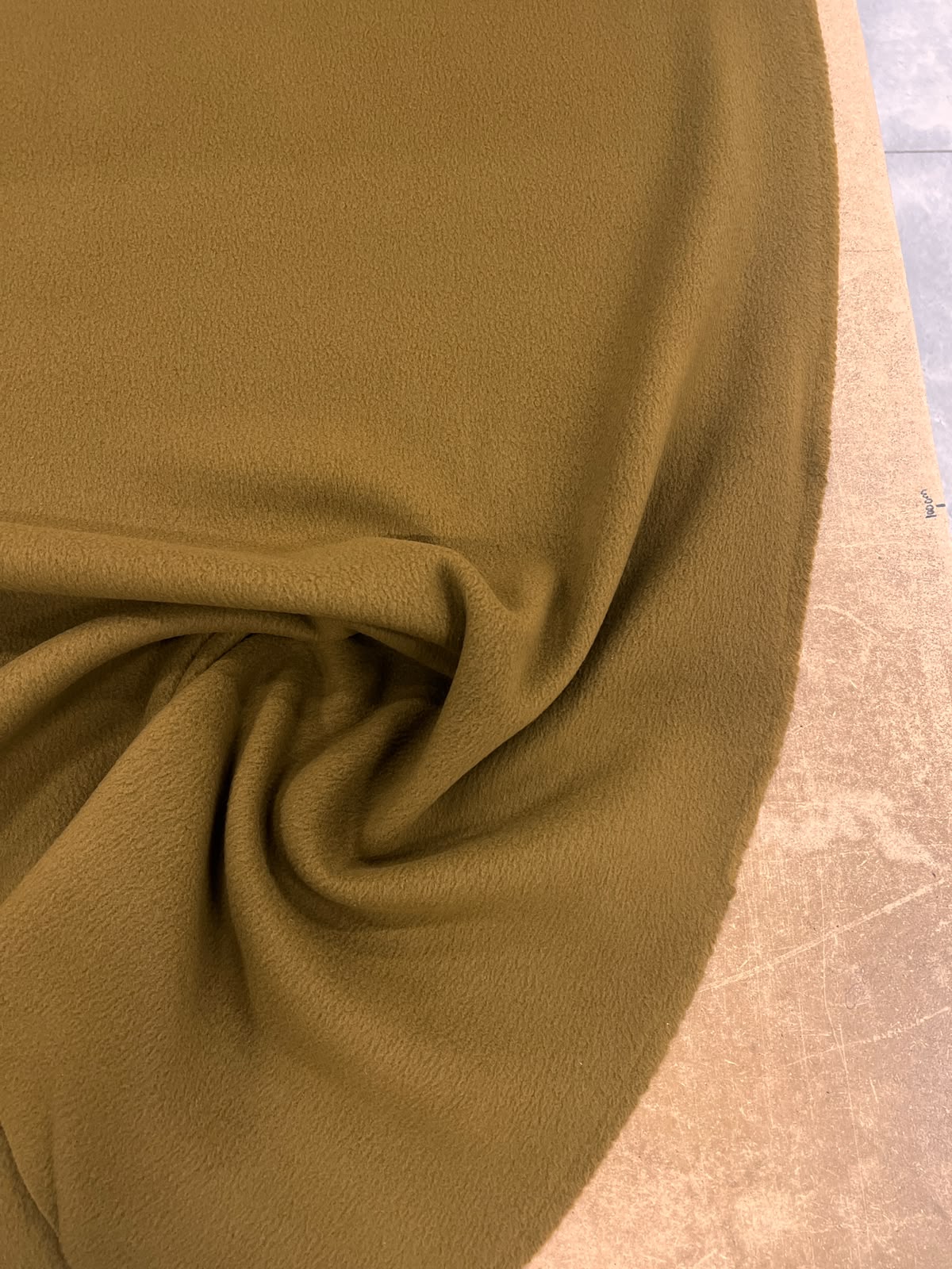 ZOE 080 olive green double face soft touch fleece
