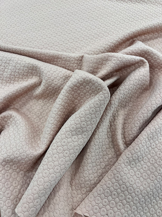 OLAF 014 salmon pink textured jacquard