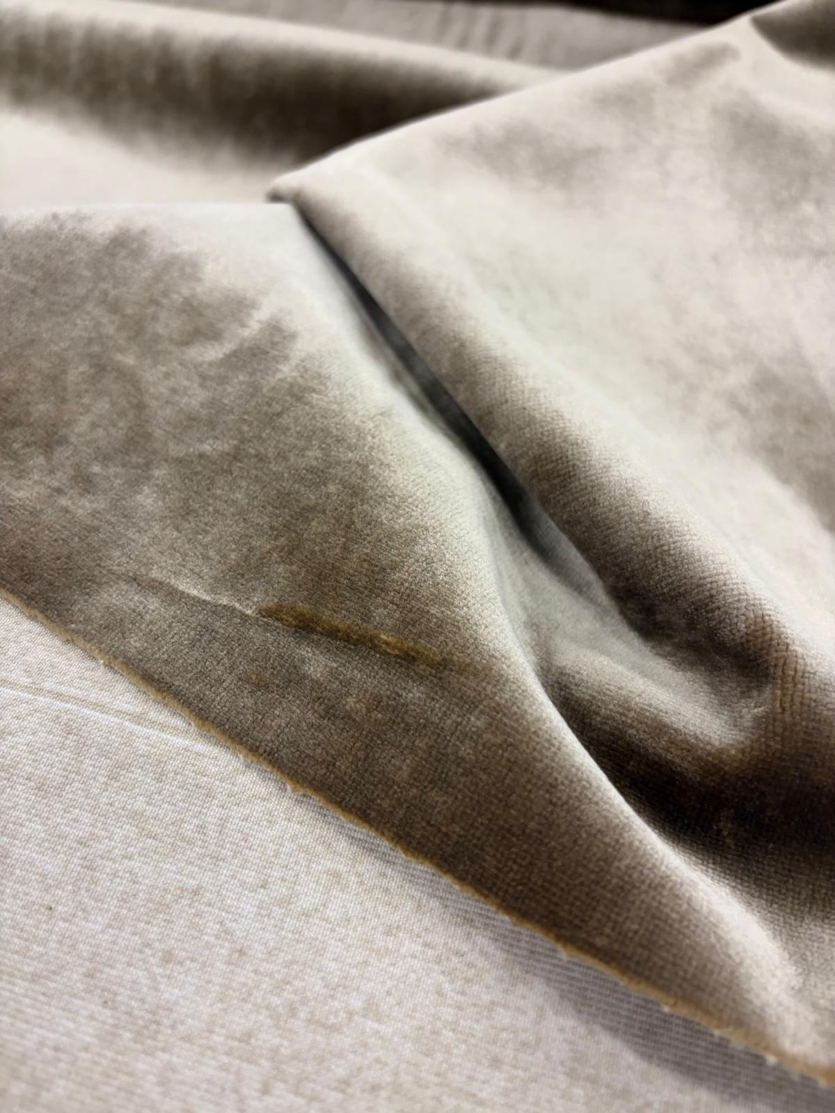 DRACO 051 taupe color cotton velvet
