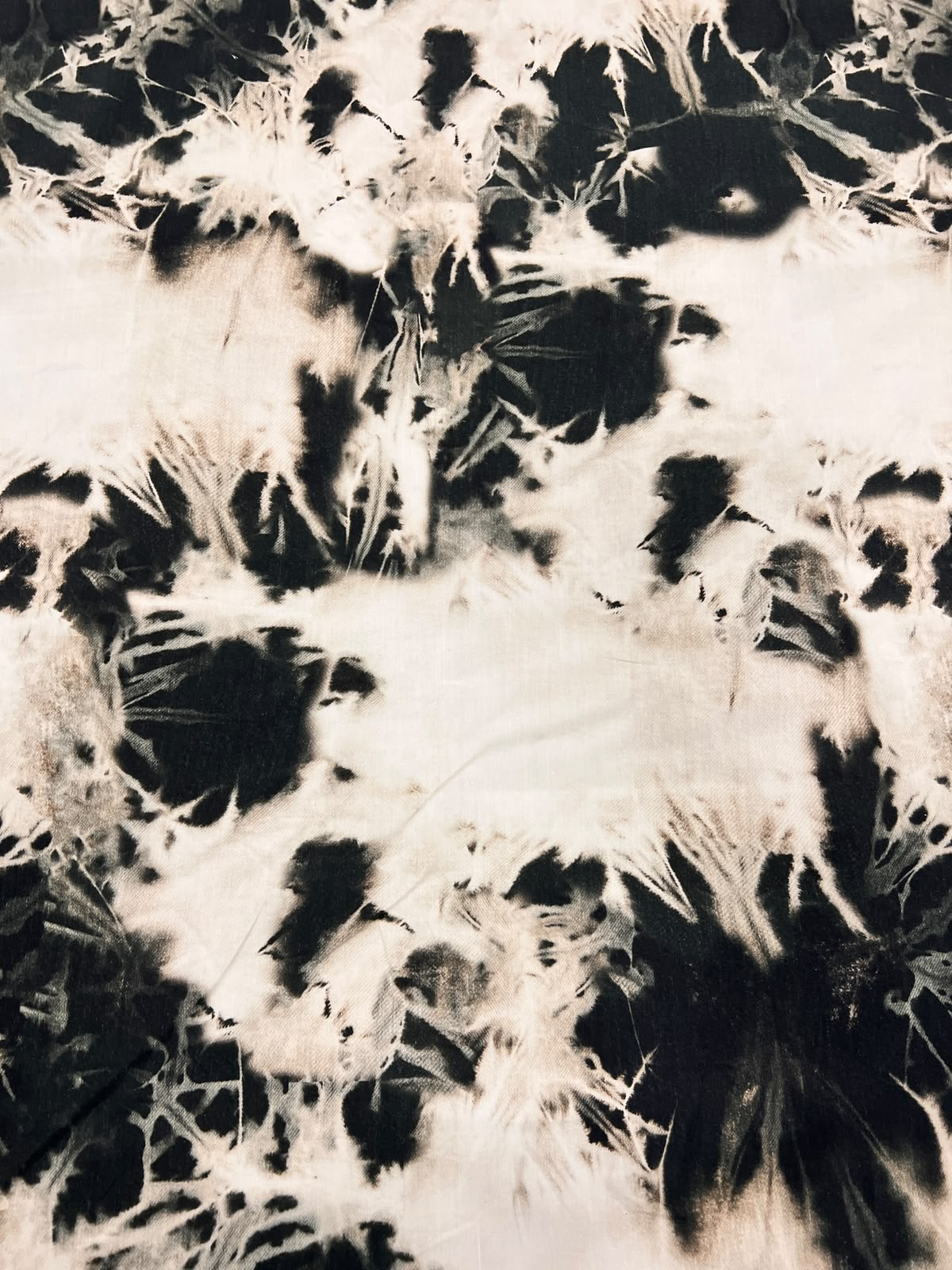 URI 006 AOP tie-dye cotton poplin