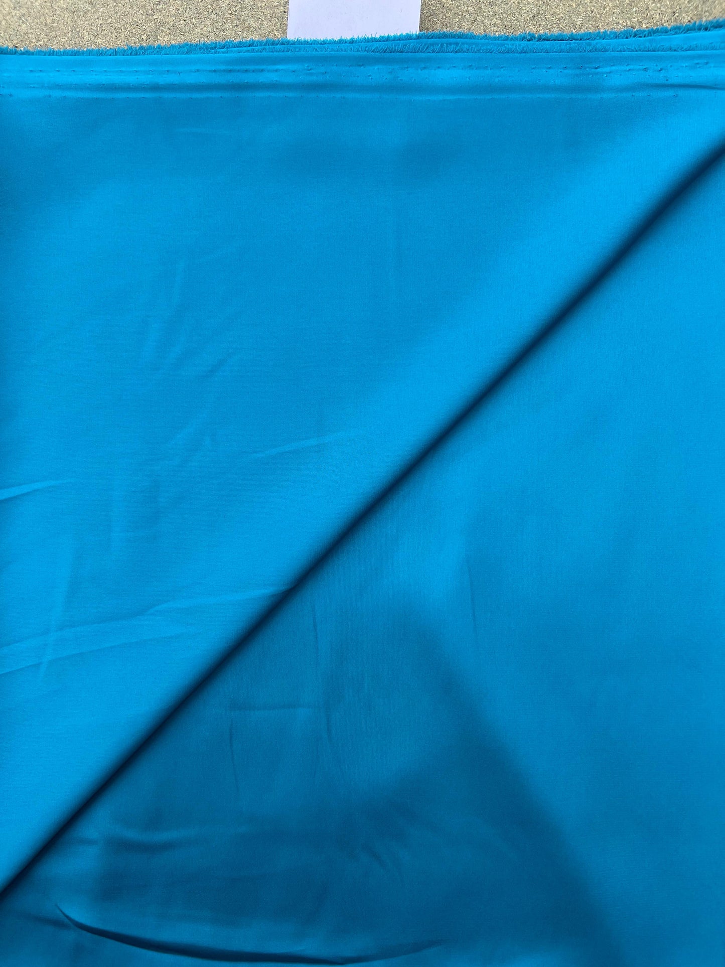 PREM10044 soft and fluid satin stretch peacock Marina Rinaldi