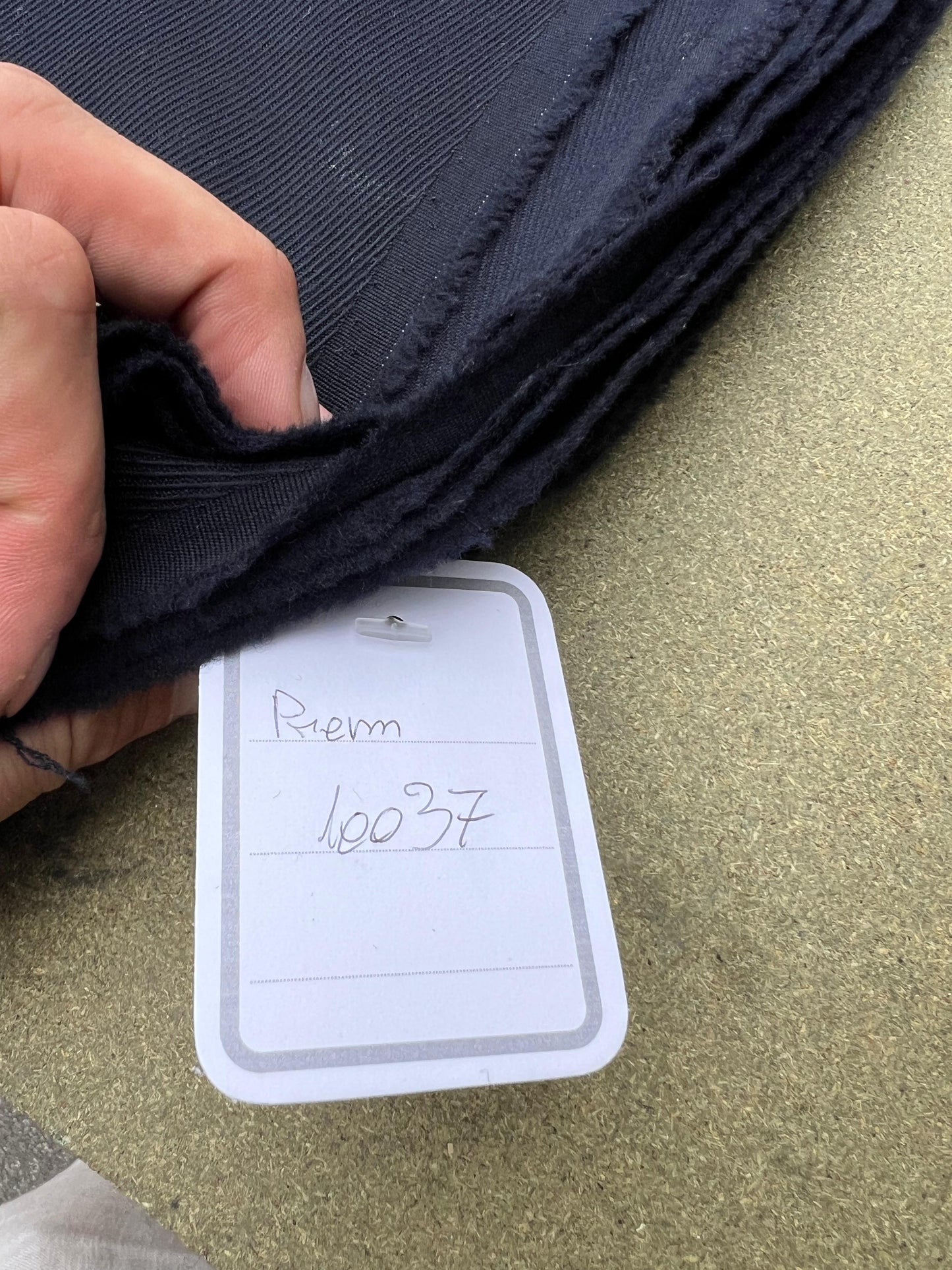 PREM10037 wool viscose tricotine navy Loro Piana