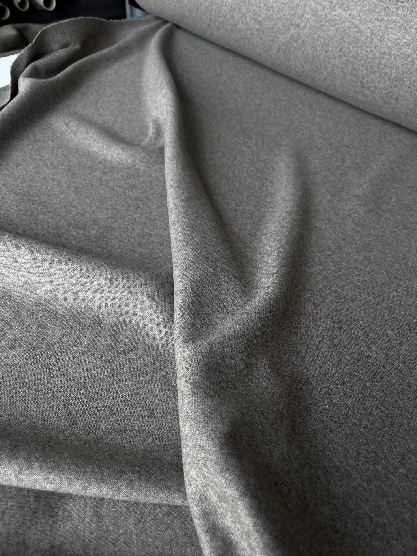 LISA 041 Wool double face coat fabric taupe