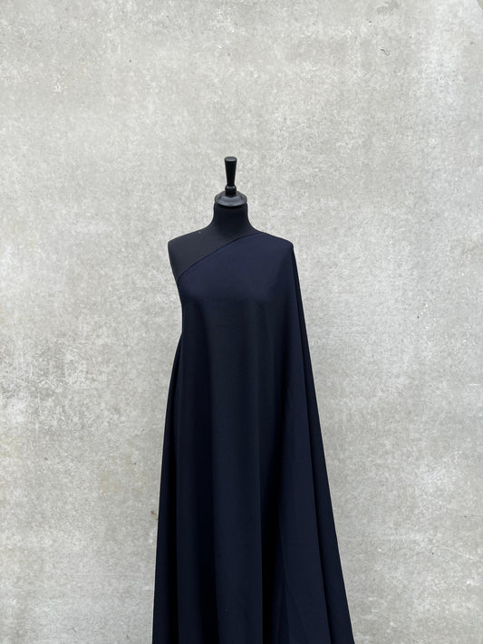PREM10037 wool viscose tricotine navy Loro Piana