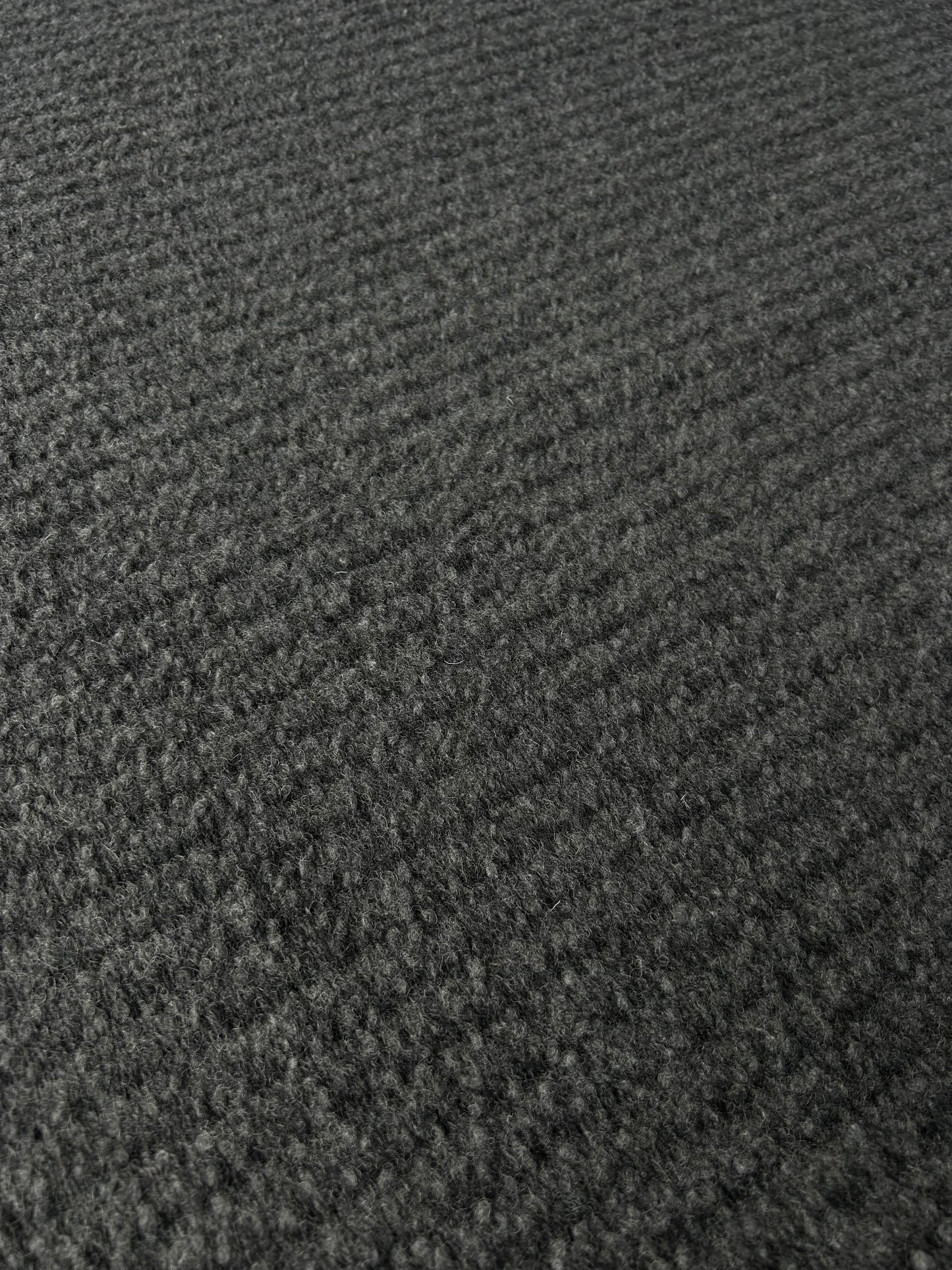 LISA 062 grey/black striped heavy boiled wool m