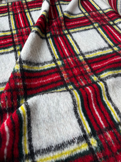 LISA 031 heavy boiled wool Christmas check