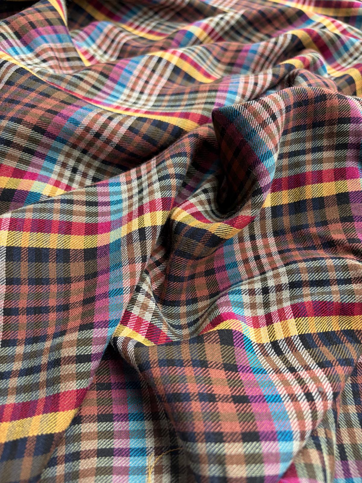 DANTE 048 cotton check multicolore