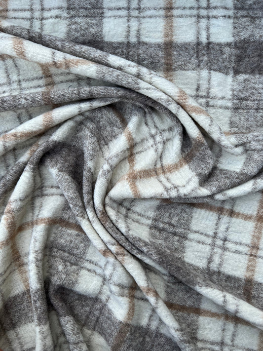 Gustave 016 wool beige check