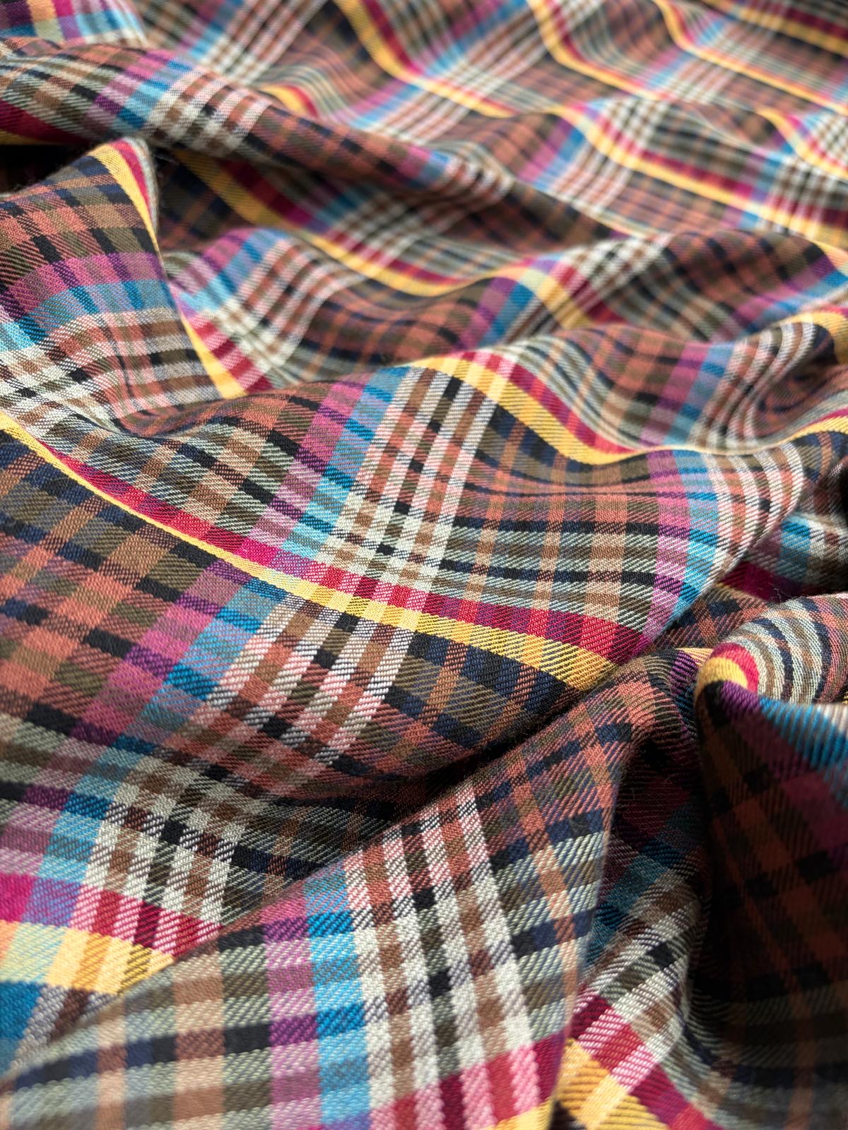 DANTE 048 cotton check multicolore